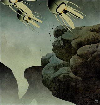Illustration for article titled Lonely Astronauts Explore Silent Alien Landscapes